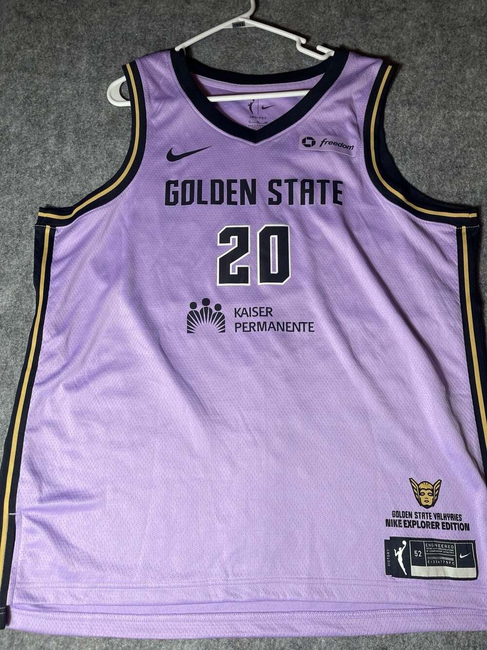 Golden State Valkyries Nike Unisex Victory Jersey - Explorer Edition - Violet